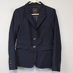 The Limited Navy Button Front Women's Blazer